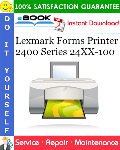 Thumbnail ☆☆ Best ☆☆ Lexmark Forms Printer 2400 Series 24XX-100 Service Repair Manual