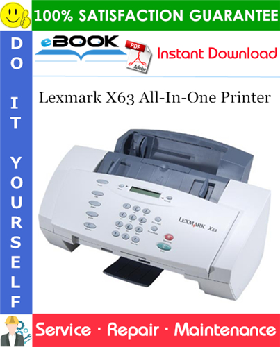 Thumbnail ☆☆ Best ☆☆ Lexmark X63 All-In-One Printer Service Repair Manual