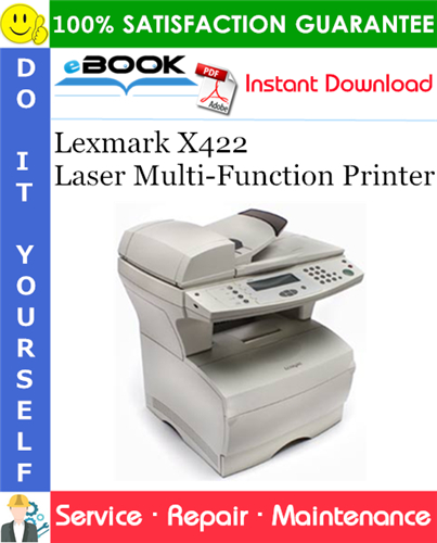 Thumbnail ☆☆ Best ☆☆ Lexmark X422 Laser Multi-Function Printer Service Repair Manual