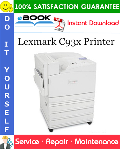 Thumbnail ☆☆ Best ☆☆ Lexmark C93x Printer Service Repair Manual