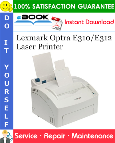 Thumbnail ☆☆ Best ☆☆ Lexmark Optra E310/E312 Laser Printer Service Repair Manual