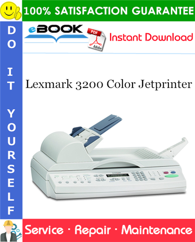 Thumbnail ☆☆ Best ☆☆ Lexmark 3200 Color Jetprinter Service Repair Manual