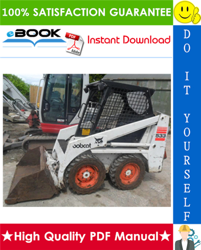 Thumbnail ☆☆ Best ☆☆ Bobcat 533 Skid Steer Loader Operation & Maintenance Manual