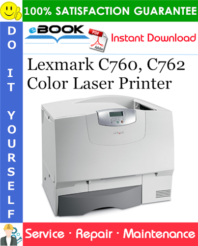 Thumbnail ☆☆ Best ☆☆ Lexmark C760, C762 Color Laser Printer Service Repair Manual