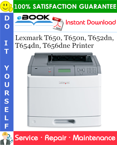 Thumbnail ☆☆ Best ☆☆ Lexmark T650, T650n, T652dn, T654dn, T656dne Printer Service Repair Manual