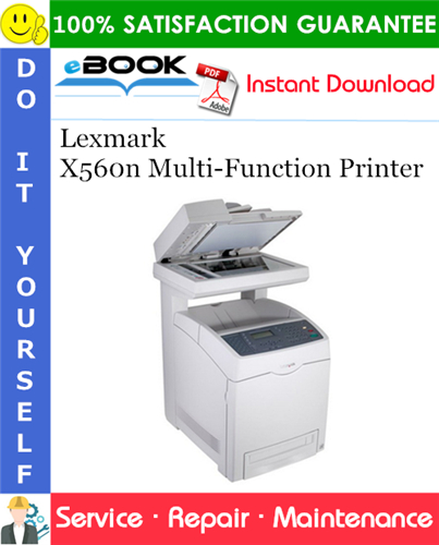 Thumbnail ☆☆ Best ☆☆ Lexmark X560n Multi-Function Printer Service Repair Manual Thumbnail ☆☆ Best ☆☆ Lexmark X560n Multi-Function Printer Service Repair Manual