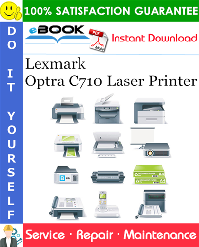 Thumbnail ☆☆ Best ☆☆ Lexmark Optra C710 Laser Printer Service Repair Manual