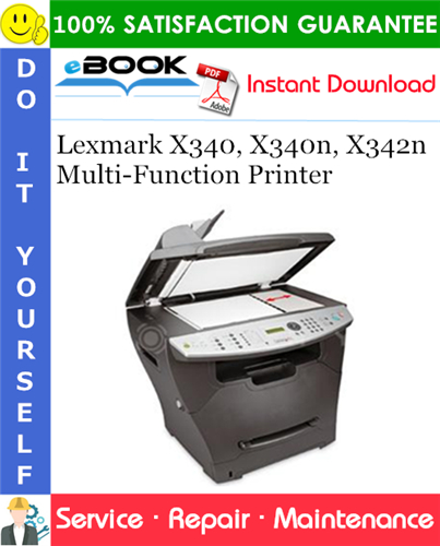 Thumbnail ☆☆ Best ☆☆ Lexmark X340, X340n, X342n Multi-Function Printer Service Repair Manual