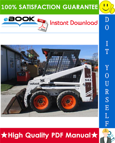 Thumbnail ☆☆ Best ☆☆ Bobcat 543B Skid Steer Loader Operation & Maintenance Manual