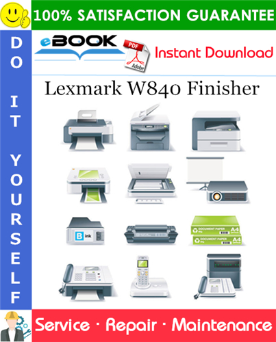 Thumbnail ☆☆ Best ☆☆ Lexmark W840 Finisher Service Repair Manual