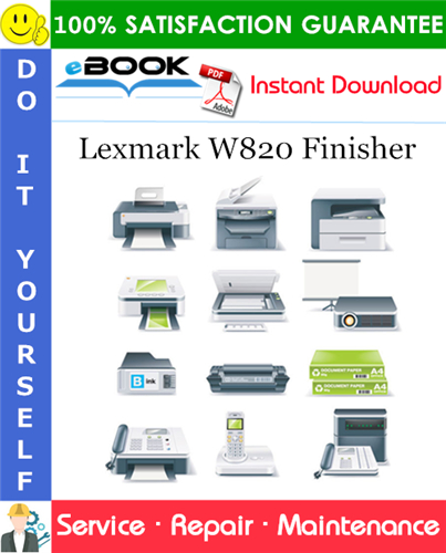 Thumbnail ☆☆ Best ☆☆ Lexmark W820 Finisher Service Repair Manual