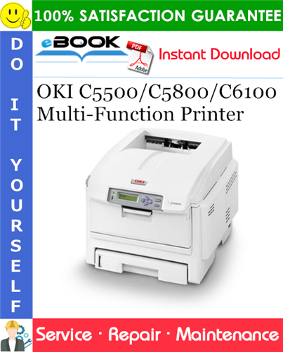 Thumbnail ☆☆ Best ☆☆ OKI C5500/C5800/C6100 Multi-Function Printer Service Repair Manual