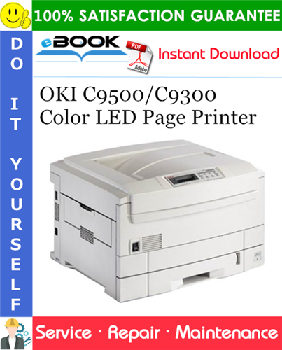 Thumbnail ☆☆ Best ☆☆ OKI C9500/C9300 Color LED Page Printer Service Repair Manual
