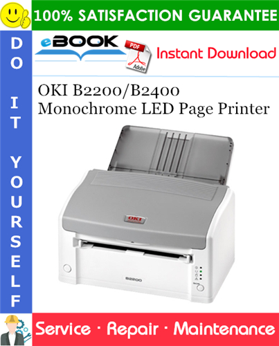 Thumbnail ☆☆ Best ☆☆ OKI B2200/B2400 Monochrome LED Page Printer Service Repair Manual