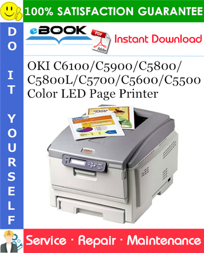 Thumbnail ☆☆ Best ☆☆ OKI C6100/C5900/C5800/C5800L/C5700/C5600/C5500 Color LED Page Printer Service Repair Manual