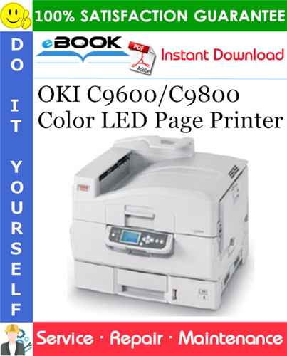 Thumbnail ☆☆ Best ☆☆ OKI C9600/C9800 Color LED Page Printer Service Repair Manual + Parts Catalog