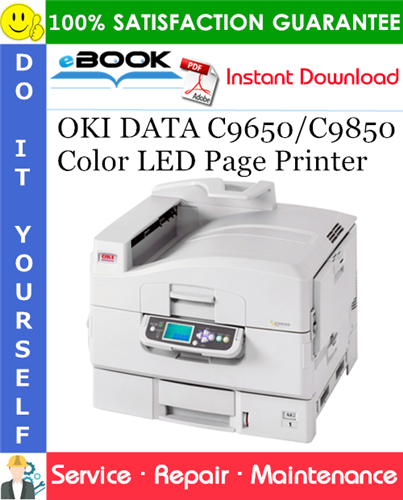 Thumbnail ☆☆ Best ☆☆ OKI DATA C9650/C9850 Color LED Page Printer Service Repair Manual