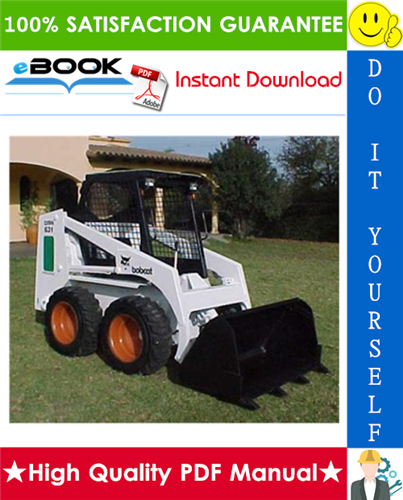 Thumbnail ☆☆ Best ☆☆ Bobcat 632 Skid Steer Loader Operation & Maintenance Manual
