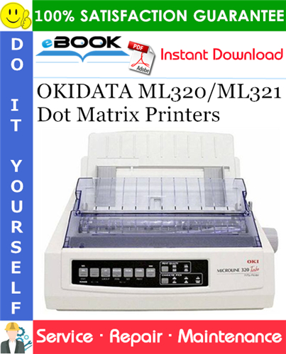 Thumbnail ☆☆ Best ☆☆ OKIDATA ML320/ML321 Dot Matrix Printers Service Repair Manual