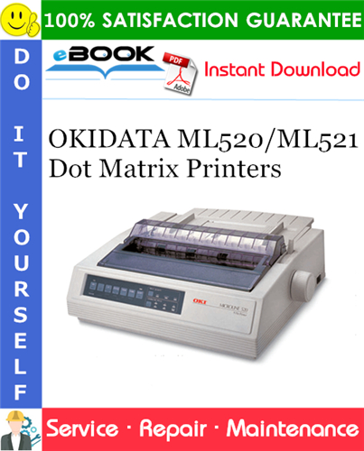 Thumbnail ☆☆ Best ☆☆ OKIDATA ML520/ML521 Dot Matrix Printers Service Repair Manual