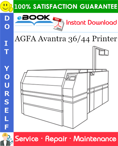 Thumbnail ☆☆ Best ☆☆ AGFA Avantra 36/44 Printer Service Repair Manual