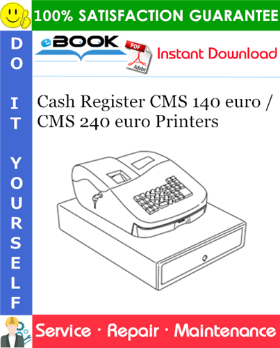 Thumbnail ☆☆ Best ☆☆ Cash Register CMS 140 euro / CMS 240 euro Printers Service Repair Manual