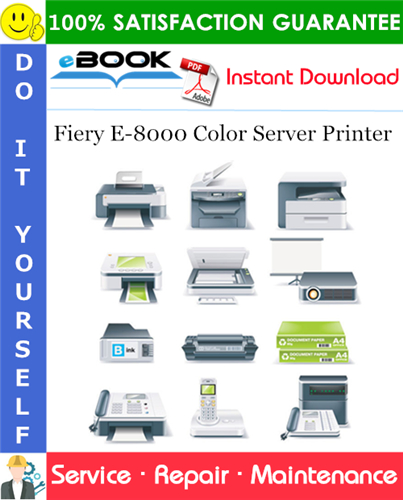 Thumbnail ☆☆ Best ☆☆ Fiery E-8000 Color Server Printer Service Repair Manual + Parts Catalog
