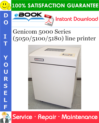 Thumbnail ☆☆ Best ☆☆ Genicom 5000 Series (5050/5100/5180) line printer Service Repair Manual