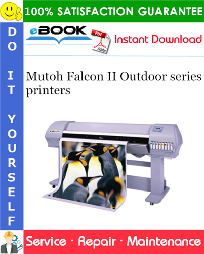 Thumbnail ☆☆ Best ☆☆ Mutoh Falcon II Outdoor series printers Service Repair Manual