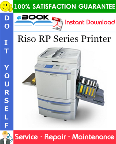 Thumbnail ☆☆ Best ☆☆ Riso RP Series Printer Service Repair Manual