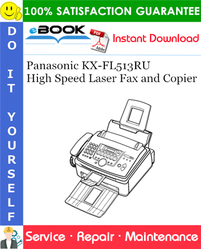 Thumbnail ☆☆ Best ☆☆ Panasonic KX-FL513RU High Speed Laser Fax and Copier Service Repair Manual Thumbnail ☆☆ Best ☆☆ Panasonic KX-FL513RU High Speed Laser Fax and Copier Service Repair Manual