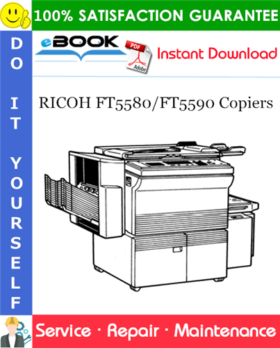 Thumbnail ☆☆ Best ☆☆ RICOH FT5580/FT5590 Copiers Service Repair Manual + Parts Catalog