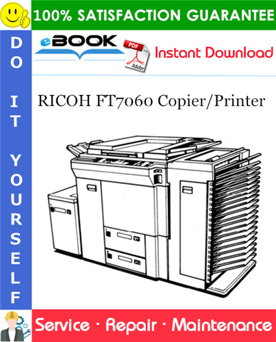 Thumbnail ☆☆ Best ☆☆ RICOH FT7060 Copier/Printer Service Repair Manual + Parts Catalog
