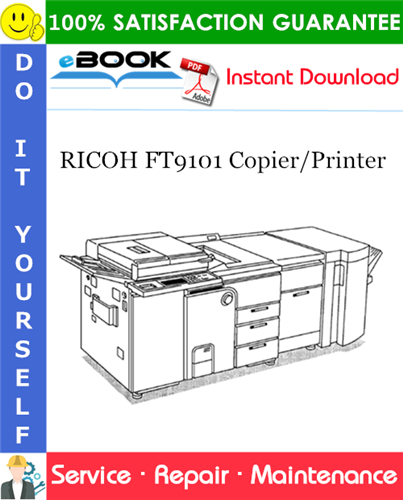 Thumbnail ☆☆ Best ☆☆ RICOH FT9101 Copier/Printer Service Repair Manual + Parts Catalog