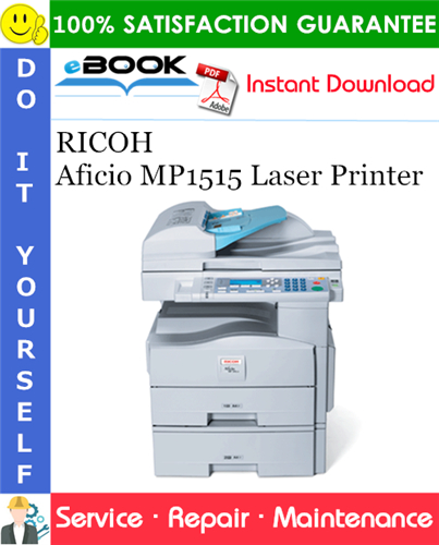 Thumbnail ☆☆ Best ☆☆ RICOH Aficio MP1515 Laser Printer Service Repair Manual + Parts Catalog