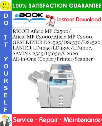 Thumbnail ☆☆ Best ☆☆ RICOH Aficio MP C2500/Aficio MP C3000/Aficio MP C2000, GESTETNER DSc525/DSc530/DSc520, LANIER LD425c/LD430c/LD420c, SAVIN C2525/C3030/C2020 All-in-One (Copier/Pr Thumbnail ☆☆ Best ☆☆ RICOH Aficio MP C2500/Aficio MP C3000/Aficio MP C2000, GESTETNER DSc525/DSc530/DSc520, LANIER LD425c/LD430c/LD420c, SAVIN C2525/C3030/C2020 All-in-One (Copier/Pr