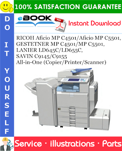 Thumbnail ☆☆ Best ☆☆ RICOH Aficio MP C4501/Aficio MP C5501, GESTETNER MP C4501/MP C5501, LANIER LD645C/LD655C, SAVIN C9145/C9155 All-in-One (Copier/Printer/Scanner) Parts Catalog Man Thumbnail ☆☆ Best ☆☆ RICOH Aficio MP C4501/Aficio MP C5501, GESTETNER MP C4501/MP C5501, LANIER LD645C/LD655C, SAVIN C9145/C9155 All-in-One (Copier/Printer/Scanner) Parts Catalog Man
