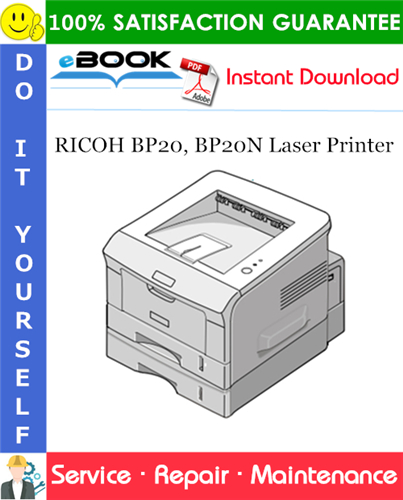 Thumbnail ☆☆ Best ☆☆ RICOH BP20, BP20N Laser Printer Service Repair Manual + Parts Catalog Thumbnail ☆☆ Best ☆☆ RICOH BP20, BP20N Laser Printer Service Repair Manual + Parts Catalog