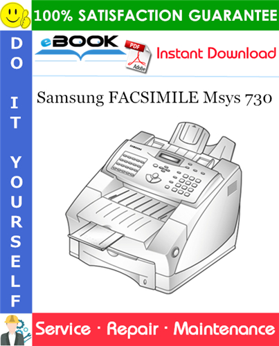 Thumbnail ☆☆ Best ☆☆ Samsung FACSIMILE Msys 730 Service Repair Manual