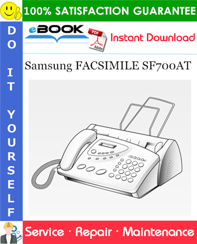 Thumbnail ☆☆ Best ☆☆ Samsung FACSIMILE SF700AT Service Repair Manual