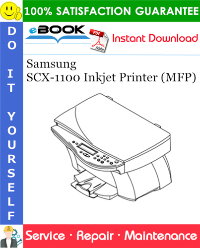 Thumbnail ☆☆ Best ☆☆ Samsung SCX-1100 Inkjet Printer (MFP) Service Repair Manual