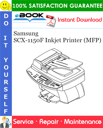 Thumbnail ☆☆ Best ☆☆ Samsung SCX-1150F Inkjet Printer (MFP) Service Repair Manual