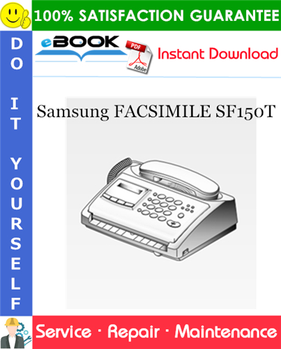 Thumbnail ☆☆ Best ☆☆ Samsung FACSIMILE SF150T Service Repair Manual