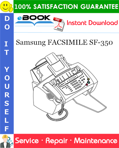 Thumbnail ☆☆ Best ☆☆ Samsung FACSIMILE SF-350 Service Repair Manual