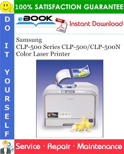 Thumbnail ☆☆ Best ☆☆ Samsung CLP-500 Series CLP-500/CLP-500N Color Laser Printer Service Repair Manual