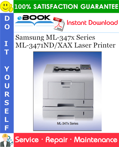 Thumbnail ☆☆ Best ☆☆ Samsung ML-347x Series ML-3471ND/XAX Laser Printer Service Repair Manual