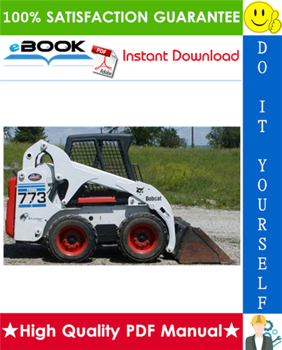 Thumbnail ☆☆ Best ☆☆ Bobcat 773, 773 Turbo Skid Steer Loader Operation & Maintenance Manual