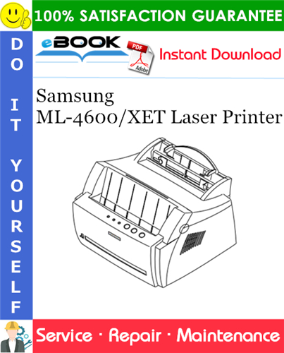 Thumbnail ☆☆ Best ☆☆ Samsung ML-4600/XET Laser Printer Service Repair Manual