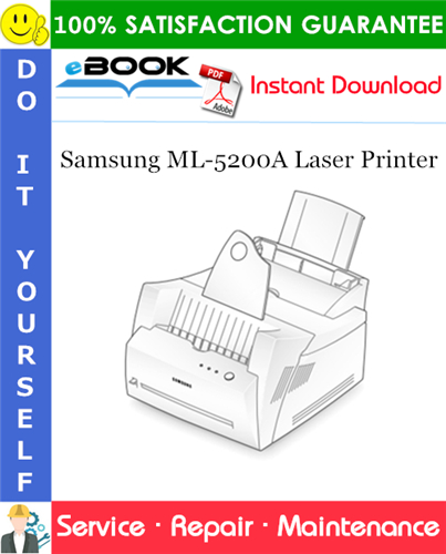 Thumbnail ☆☆ Best ☆☆ Samsung ML-5200A Laser Printer Service Repair Manual