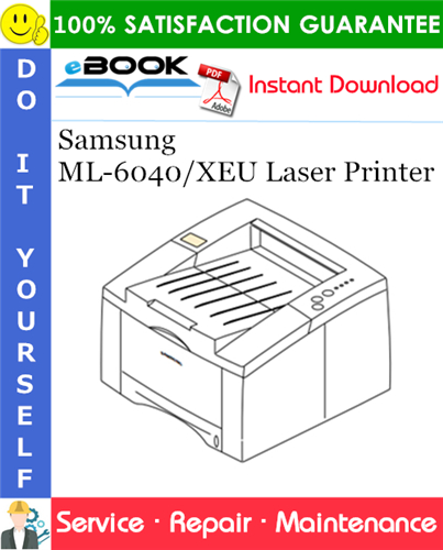 Thumbnail ☆☆ Best ☆☆ Samsung ML-6040/XEU Laser Printer Service Repair Manual